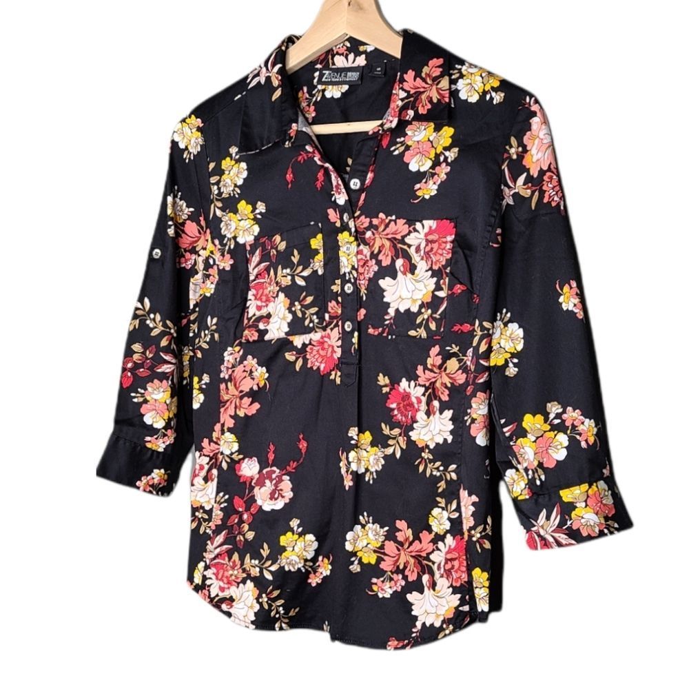 7th Avenue NY & Company Floral Top XS